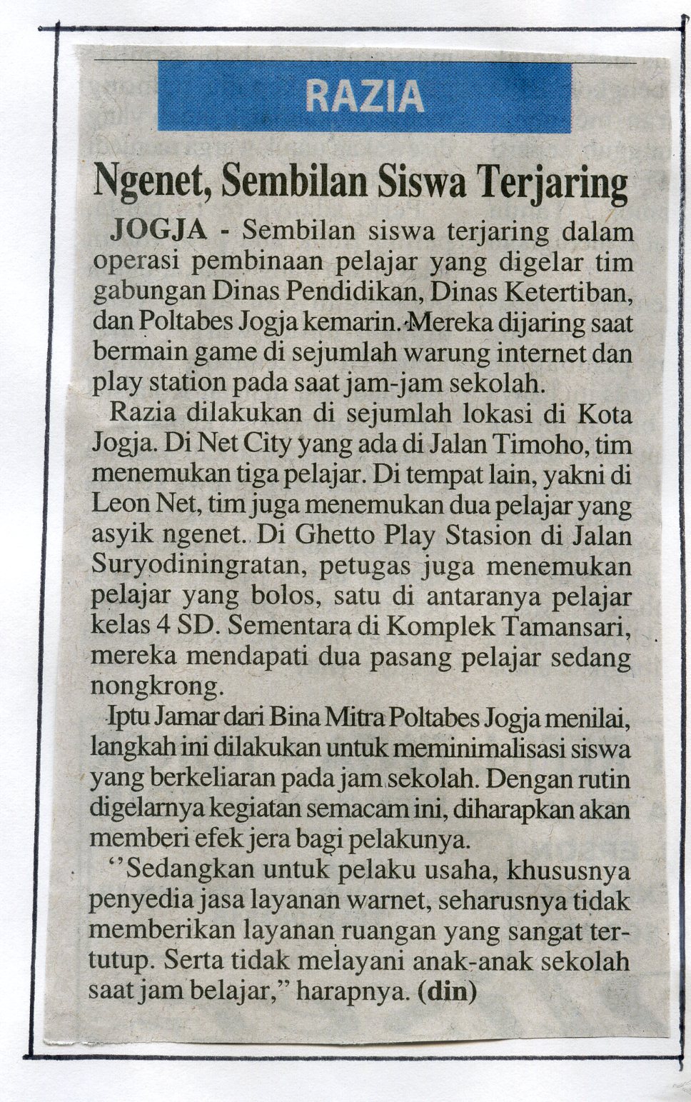 Kliping jogja terbaru