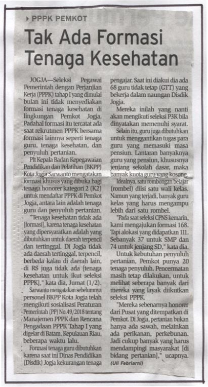 Kliping jogja terbaru