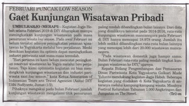 Kliping jogja terbaru