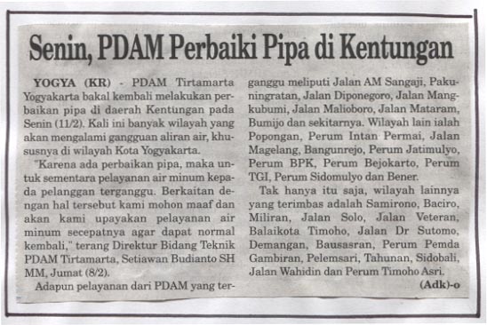 Kliping jogja terbaru
