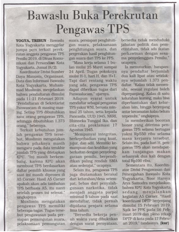 Kliping jogja terbaru