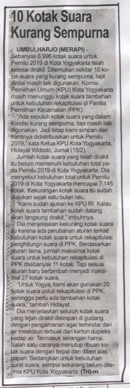 Kliping jogja terbaru