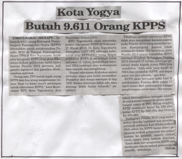 Kliping jogja terbaru