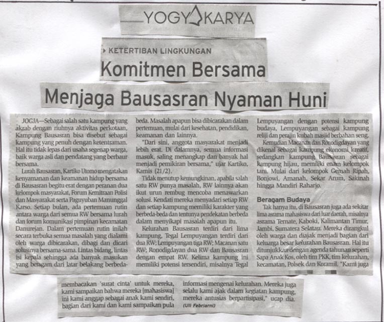 Kliping jogja terbaru