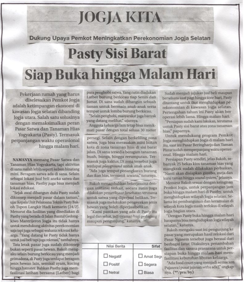 Kliping jogja terbaru