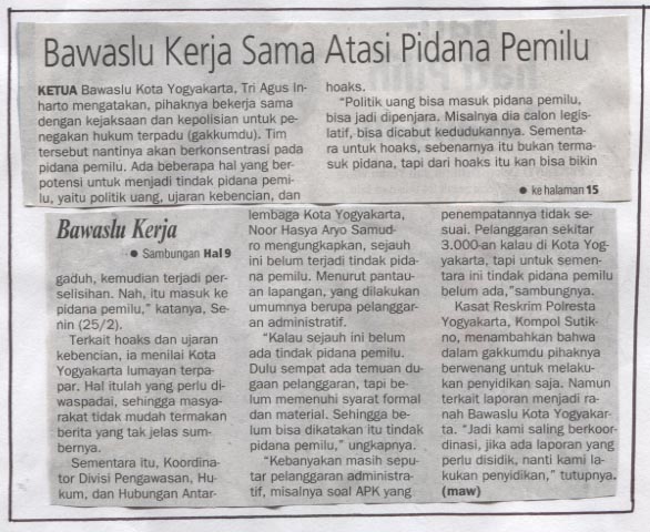 Kliping jogja terbaru