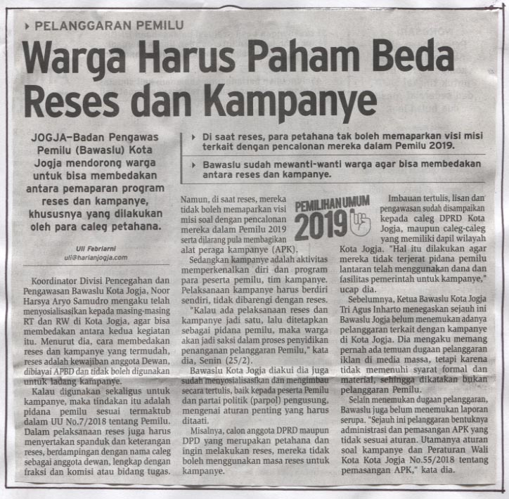 Kliping jogja terbaru