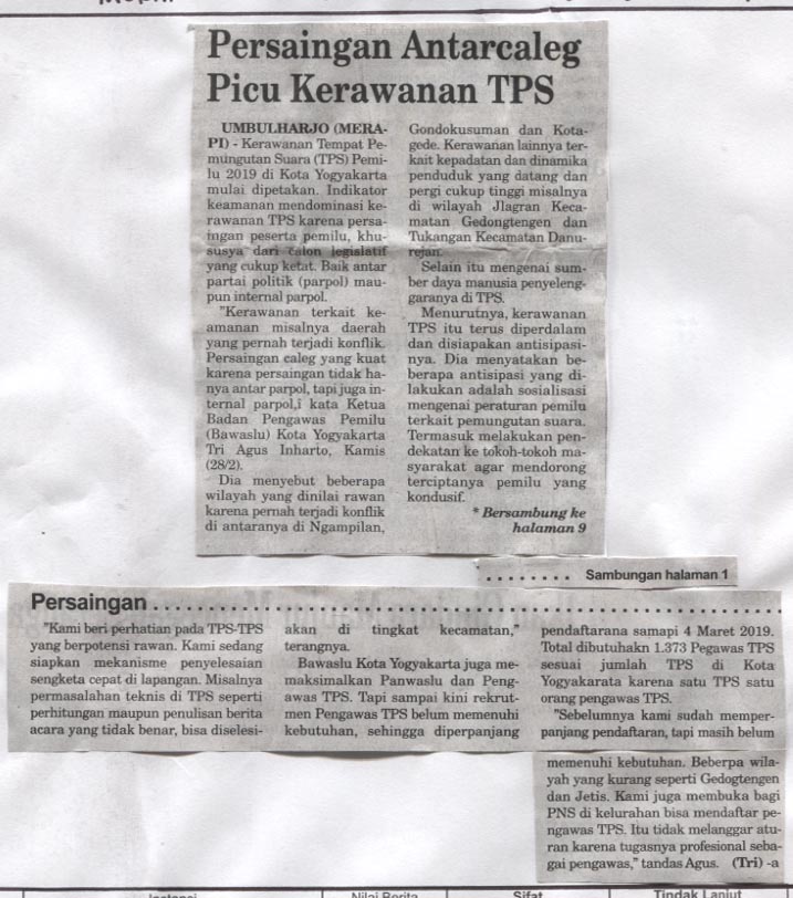 Kliping jogja terbaru