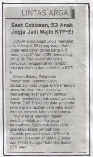 Kliping jogja terbaru