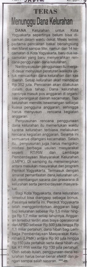 Kliping jogja terbaru