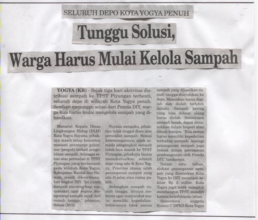 Kliping jogja terbaru