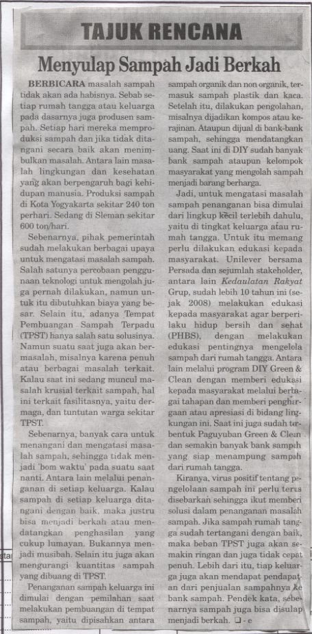 Kliping jogja terbaru