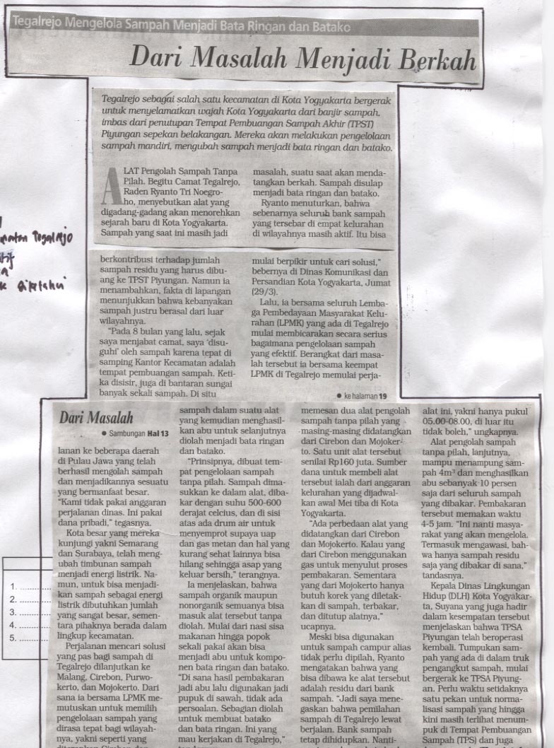 Kliping jogja terbaru