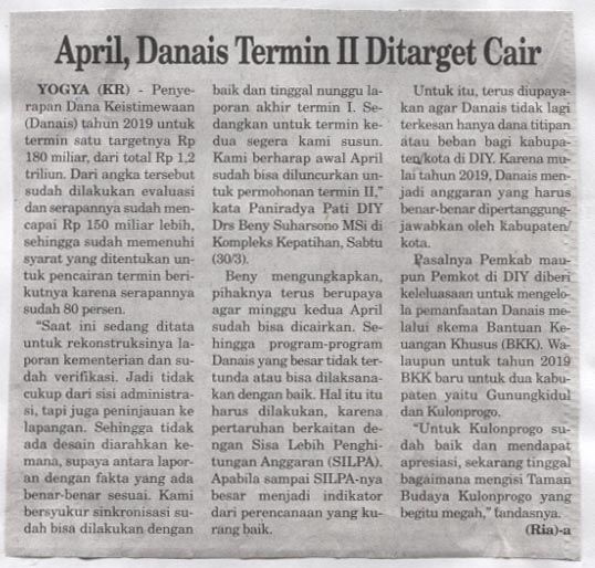 Kliping jogja terbaru