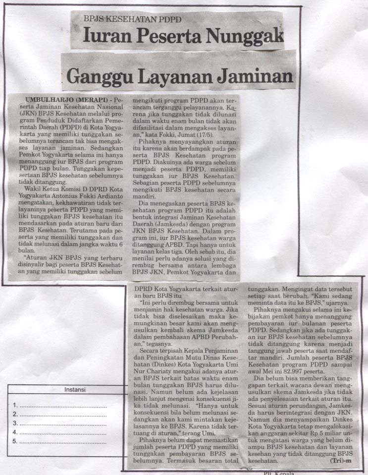Kliping jogja terbaru