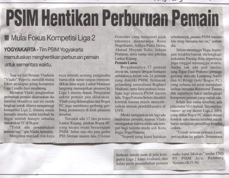 Kliping jogja terbaru