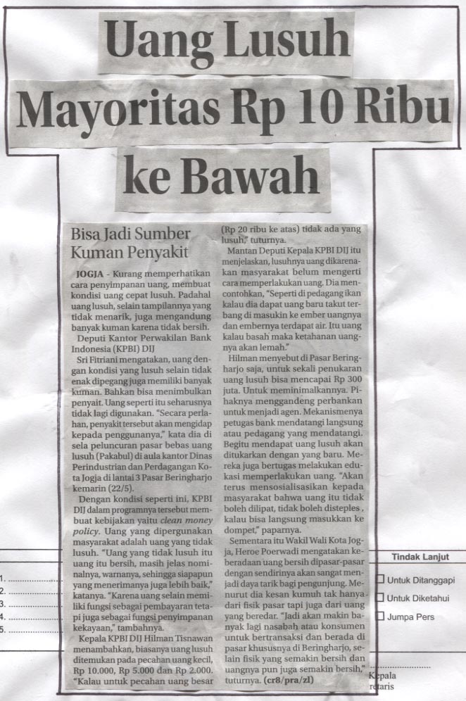 Kliping jogja terbaru
