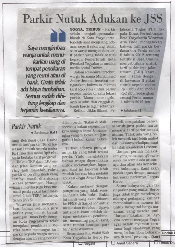 Kliping jogja terbaru