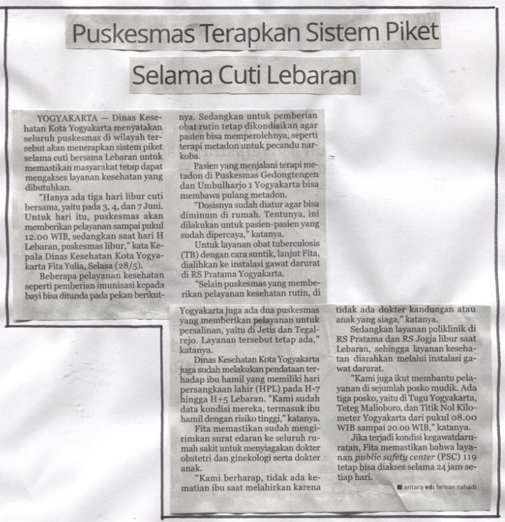 Kliping jogja terbaru