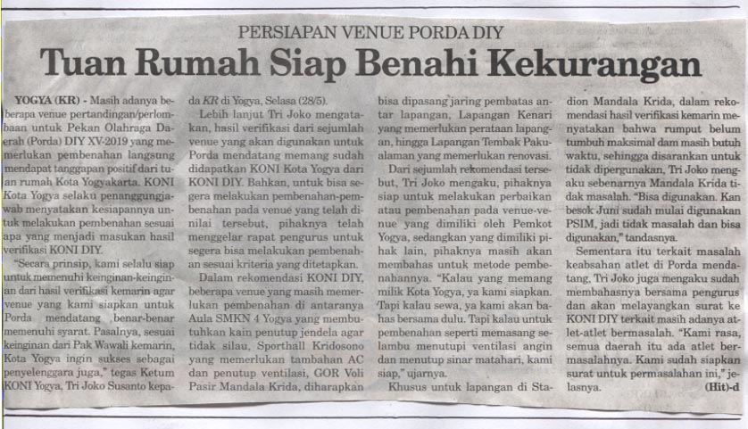 Kliping jogja terbaru