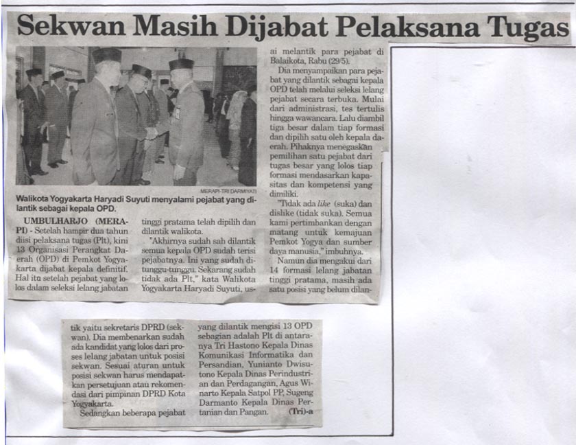 Kliping jogja terbaru