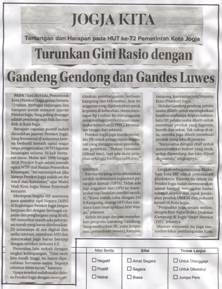 Kliping jogja terbaru