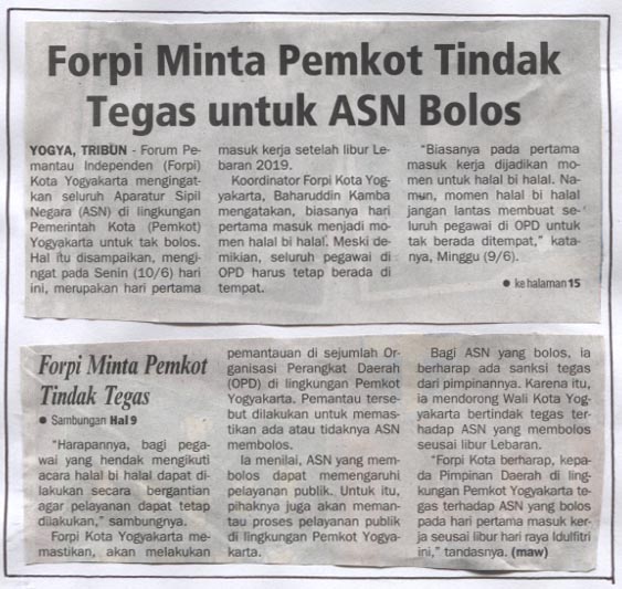 Kliping jogja terbaru