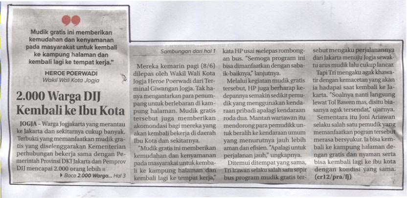 Kliping jogja terbaru
