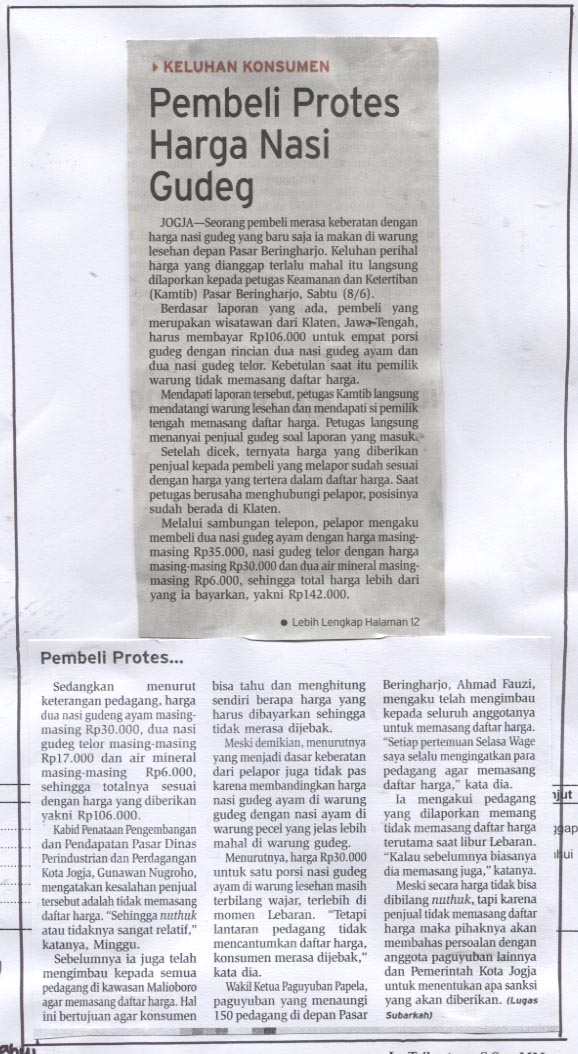 Kliping jogja terbaru