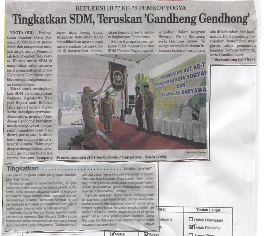 Kliping jogja terbaru