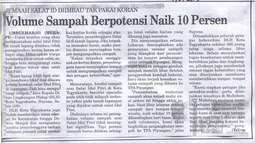 Kliping jogja terbaru