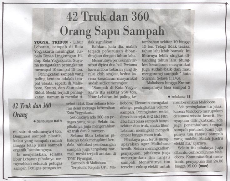 Kliping jogja terbaru