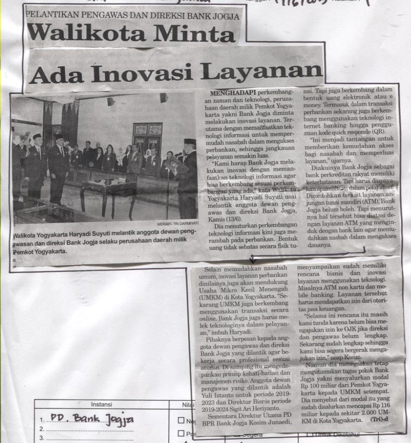 Kliping jogja terbaru