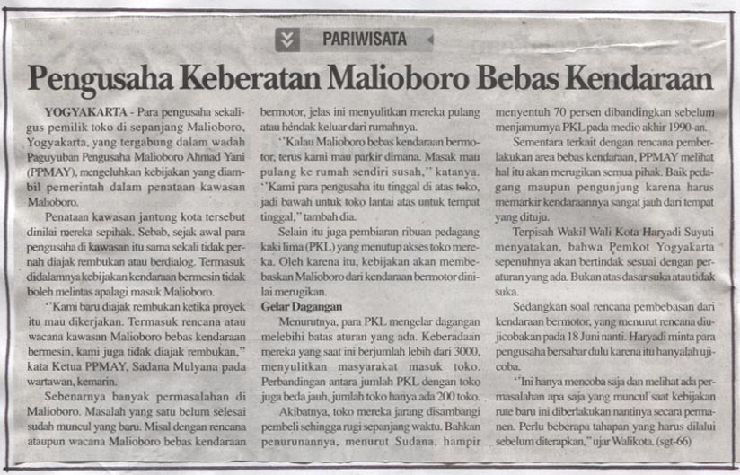 Kliping jogja terbaru