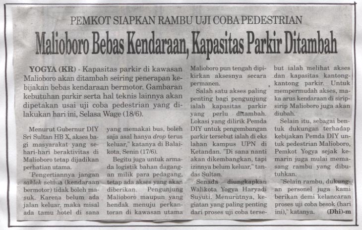 Kliping jogja terbaru