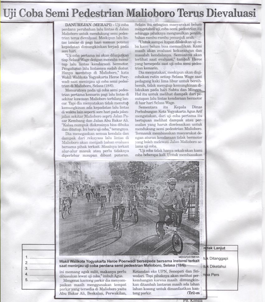 Kliping jogja terbaru
