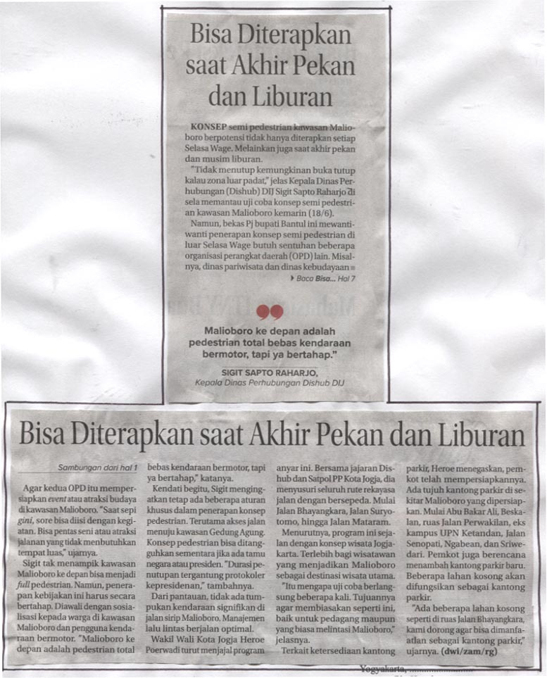 Kliping jogja terbaru