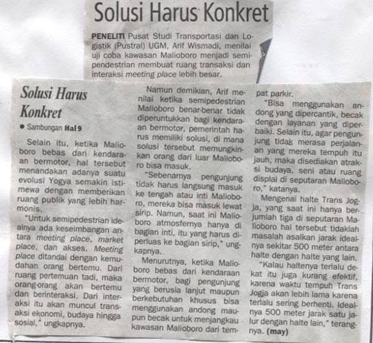 Kliping jogja terbaru