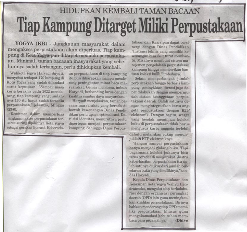 Kliping jogja terbaru
