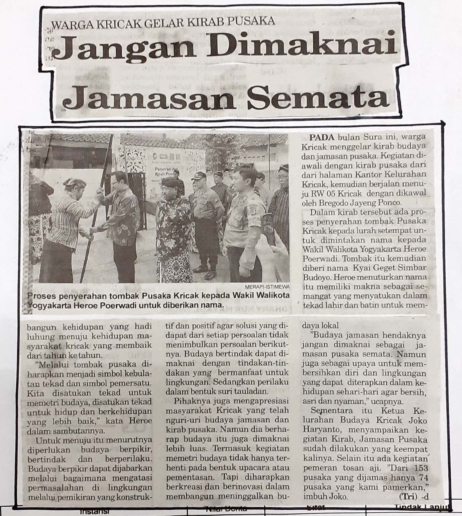 Kliping jogja terbaru