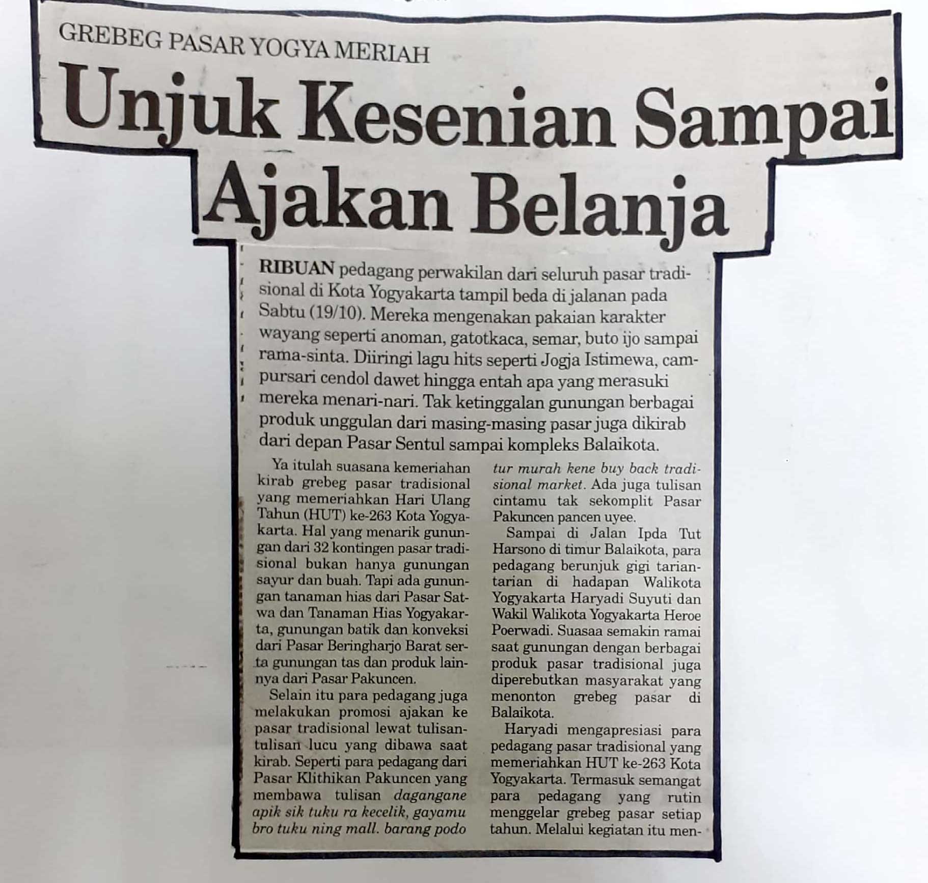 Kliping jogja terbaru