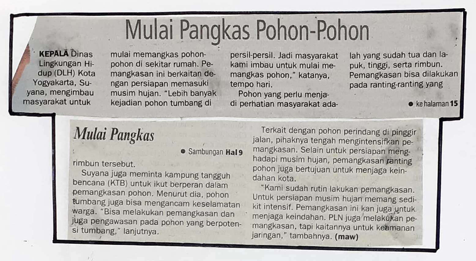 Kliping jogja terbaru