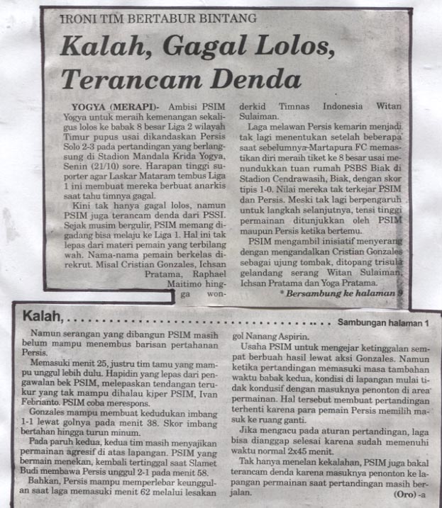 Kliping jogja terbaru