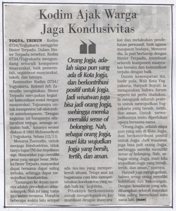 Kliping jogja terbaru