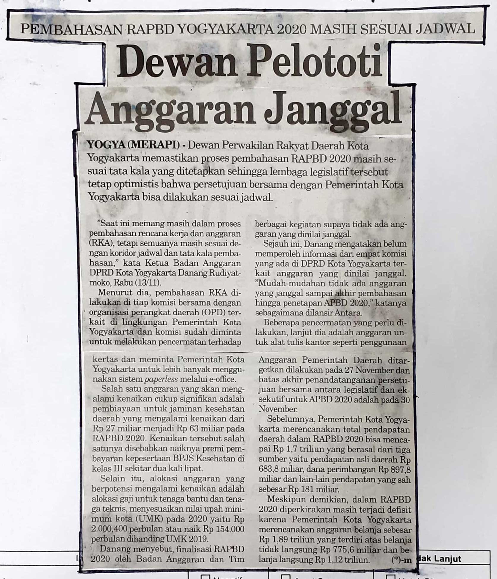 Kliping jogja terbaru