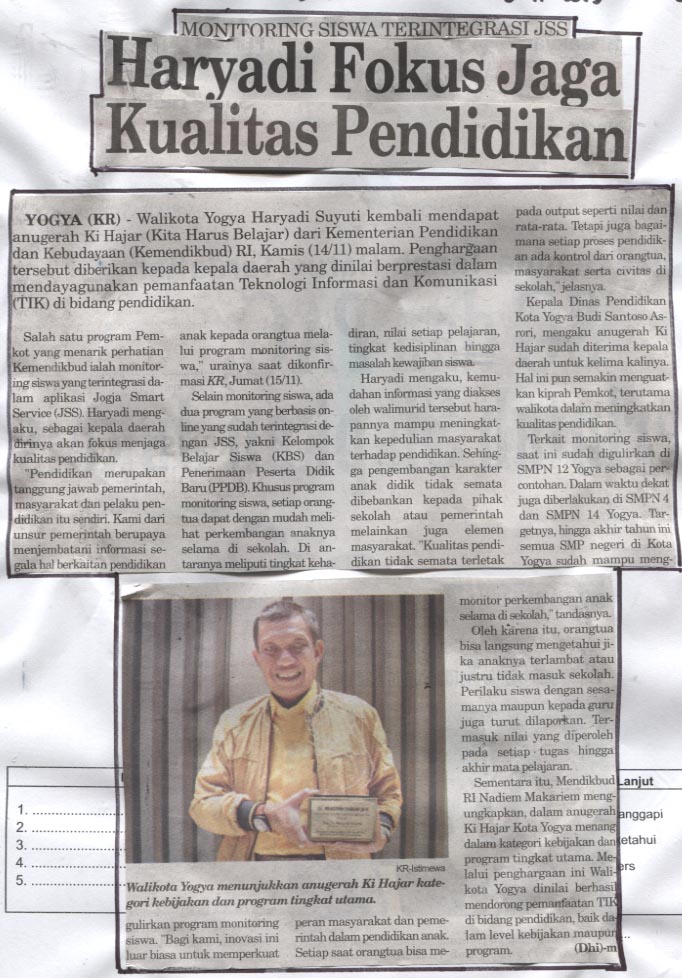 Kliping jogja terbaru