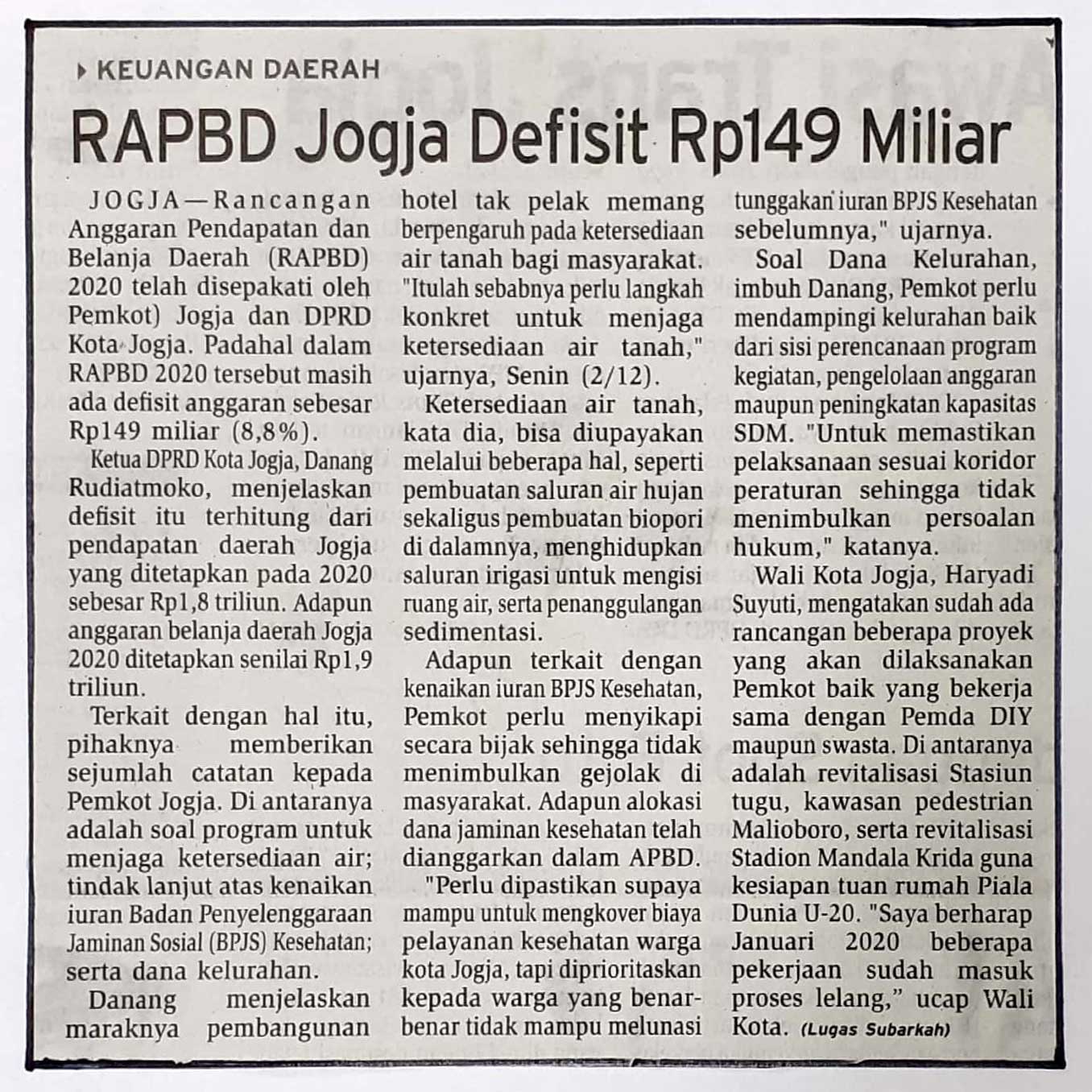 Kliping jogja terbaru