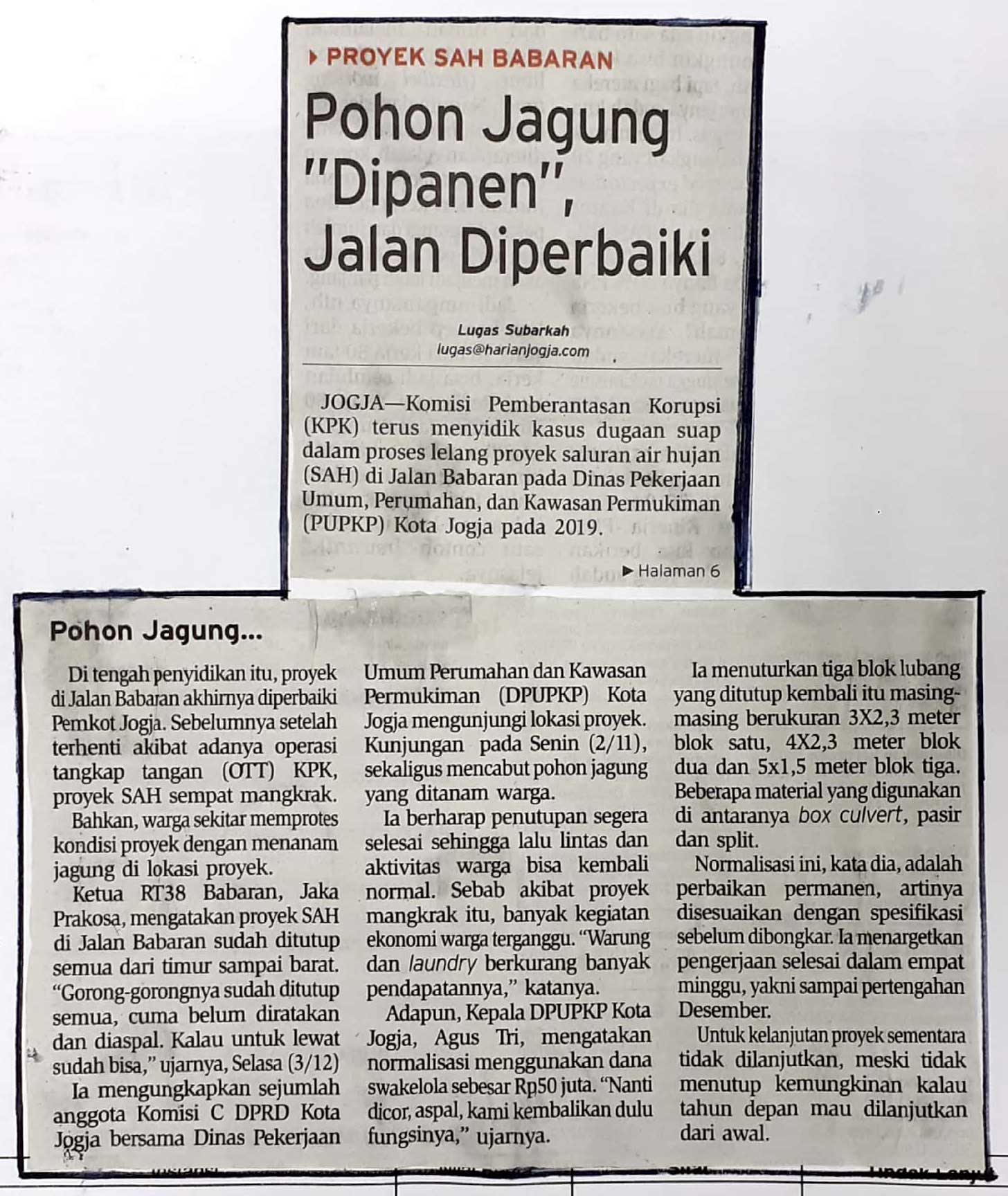 Kliping jogja terbaru