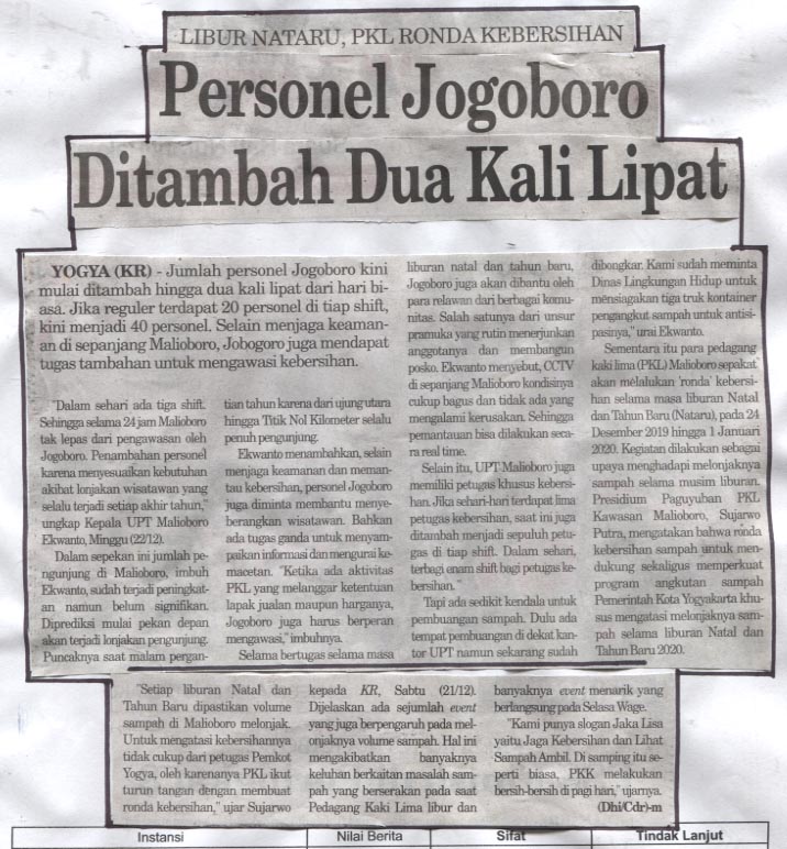 Kliping jogja terbaru