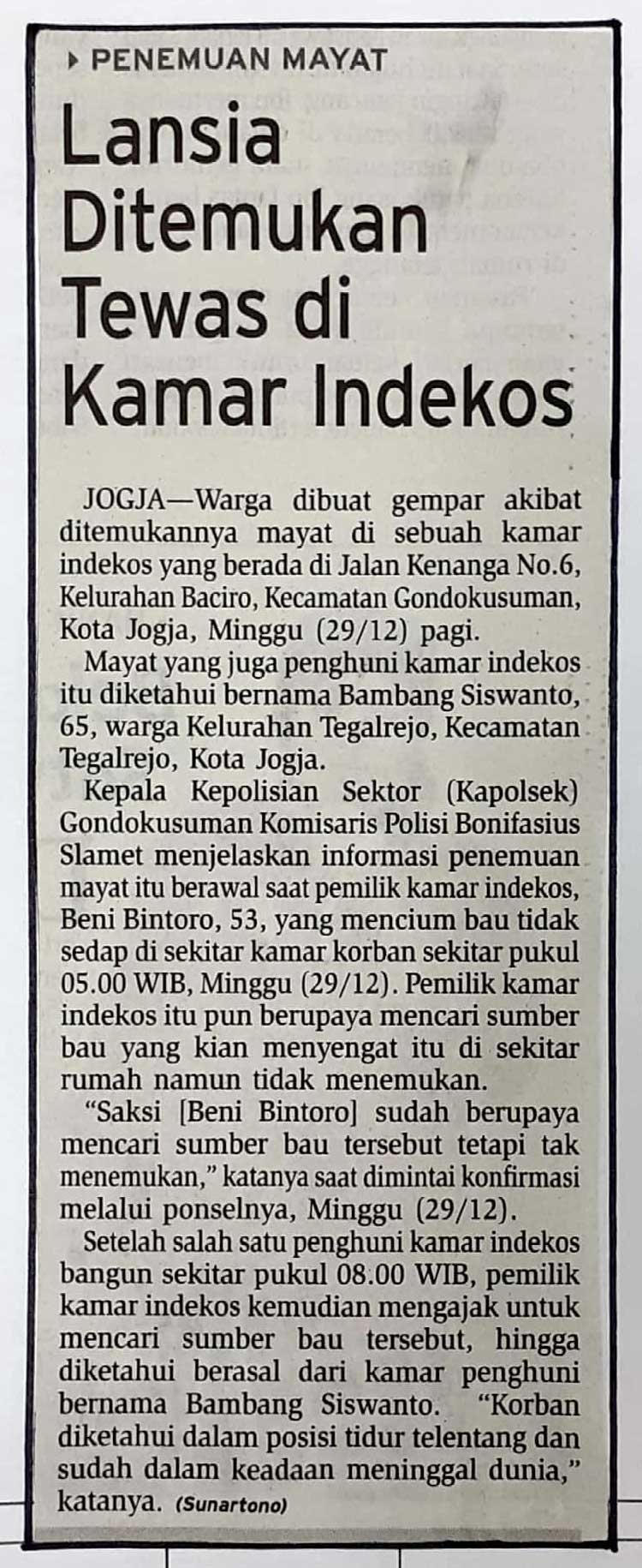 Kliping jogja terbaru